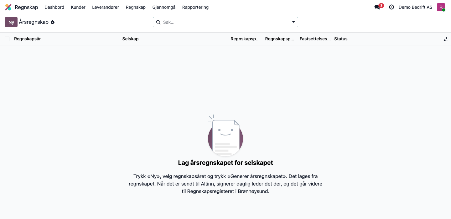 Årsregnskap uten årsregnskap ennå