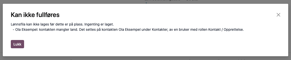 «Lønnsfila kan ikke lages …»